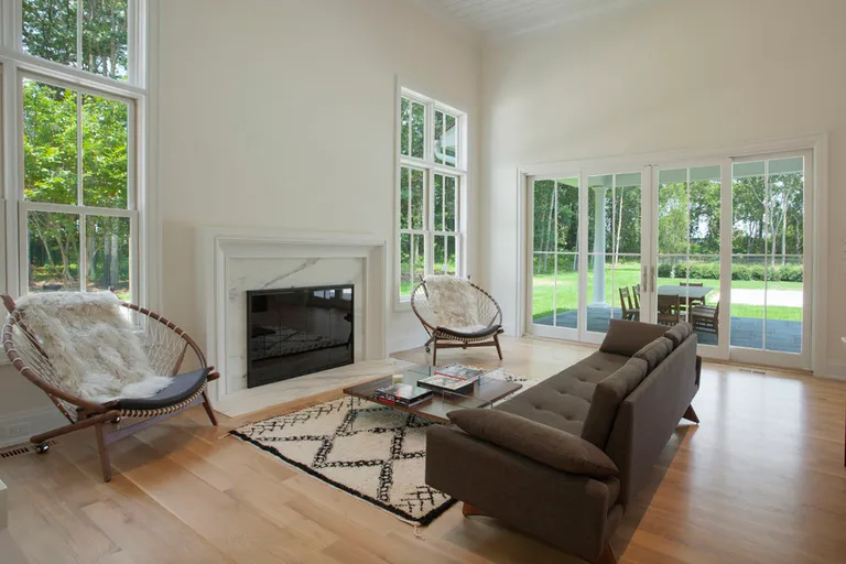 New York City Real Estate | View  | family room with fireplace | View 6