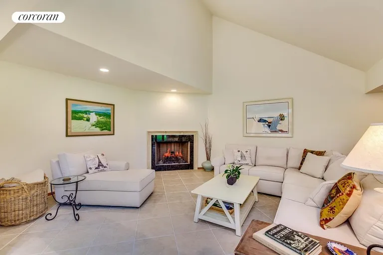 New York City Real Estate | View 4 Shetland Court | Living area with fireplace | View 8