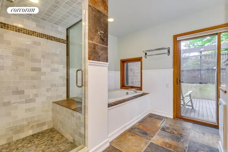 New York City Real Estate | View 4 Shetland Court | Downstairs Master Bath | View 12
