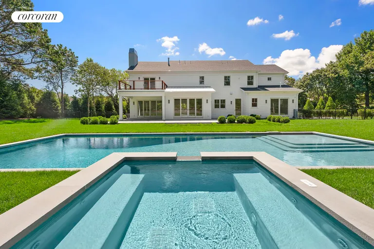 New York City Real Estate | View 19 Landsdowne Lane | 18 x 42 Gunite Pool with 8 x 8 Jacuzzi with Multiple Jets | View 2