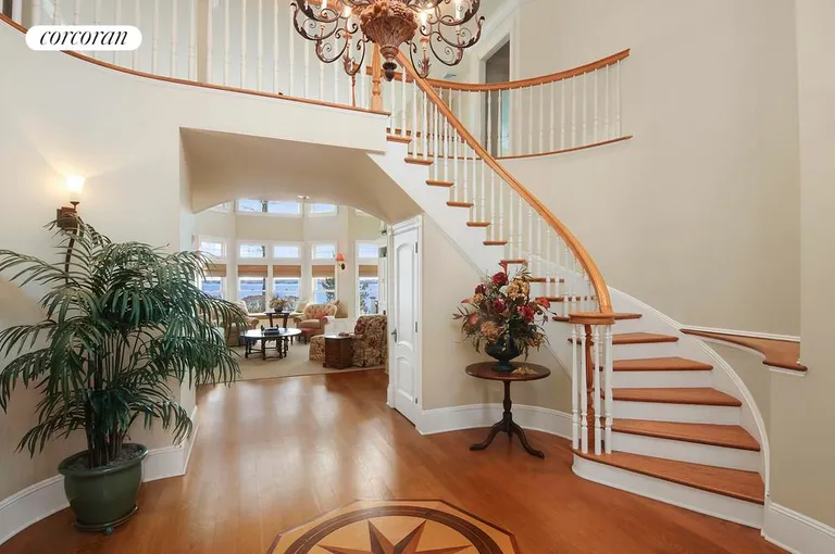 New York City Real Estate | View  | Grand entrance hall with sweeping staircase | View 9