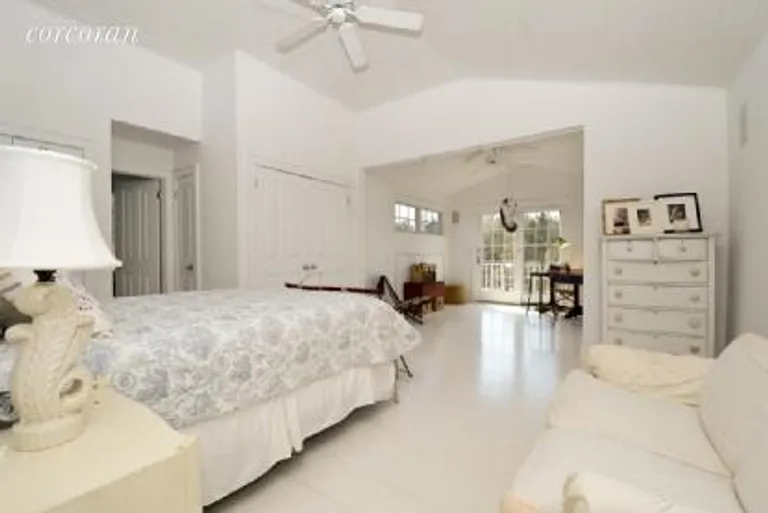 New York City Real Estate | View 1 Sandpiper Road | Master Bedroom with Porch | View 9