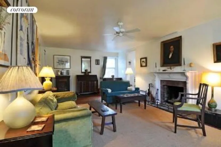 New York City Real Estate | View  | Formal Living Room with Wood Burning Fireplace | View 8