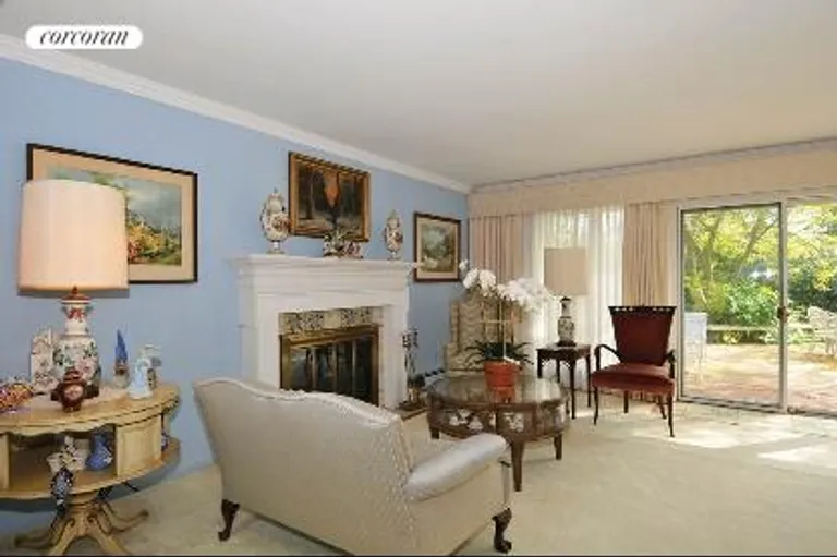 New York City Real Estate | View  | Grand sized lilving room with fireplace | View 6