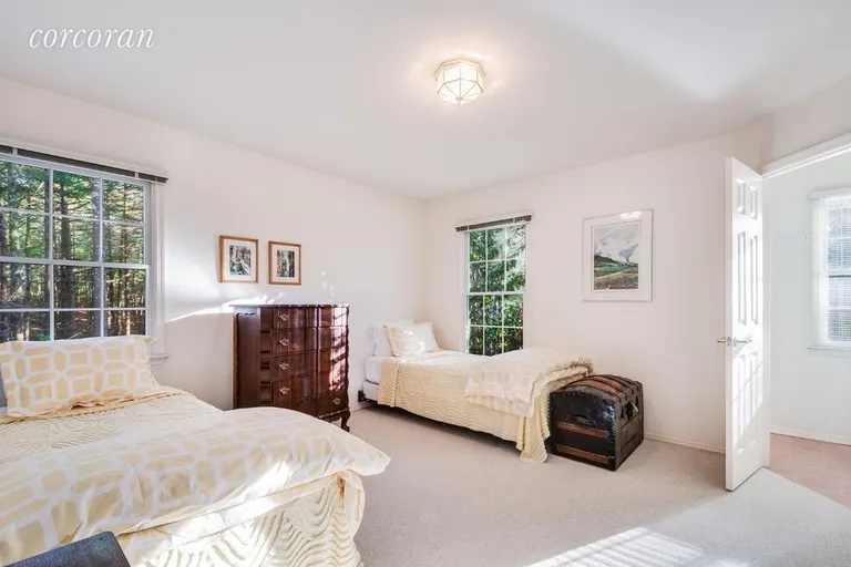 New York City Real Estate | View 57 Bull Path | Upstairs Bedroom 2 with ensuite bath | View 11