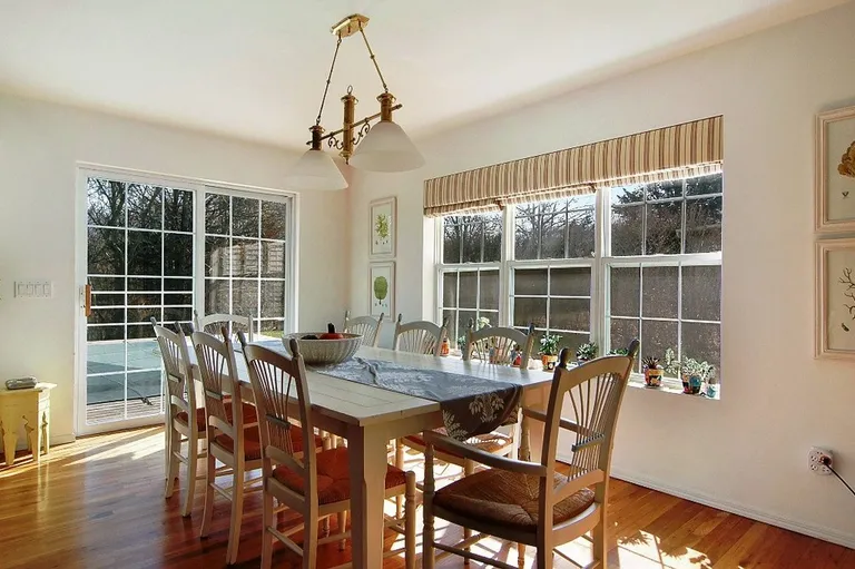 New York City Real Estate | View  | Kitchen dining to pool | View 4