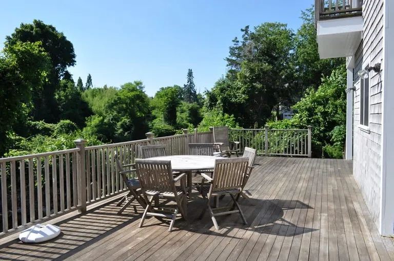 New York City Real Estate | View 6 Shorewood Road | Back deck runs lenght of house | View 13
