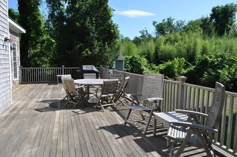 New York City Real Estate | View 6 Shorewood Road | Back deck | View 14