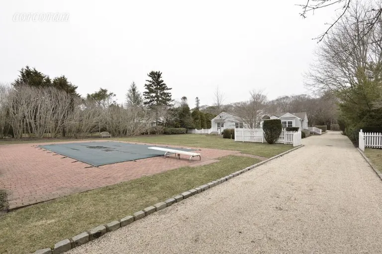 New York City Real Estate | View Quogue | Pool towards House | View 21
