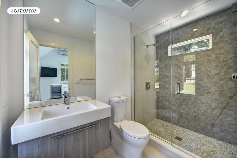 New York City Real Estate | View  | pool house bathroom | View 23