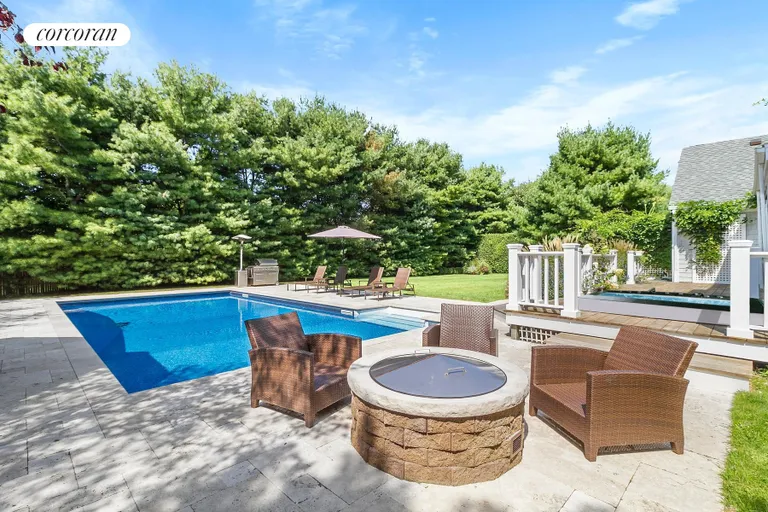 New York City Real Estate | View 117 Fox Hollow Lane | Outdoor fire pit | View 26
