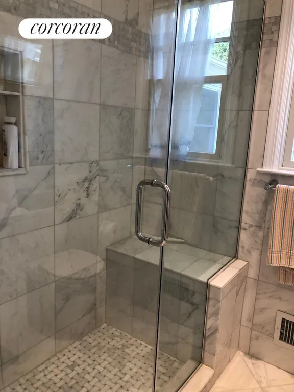 New York City Real Estate | View 9 Sandpiper Lane | Glassed shower | View 18
