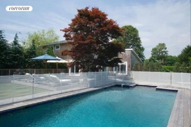 New York City Real Estate | View  | Gunite pool with removable child fence | View 12