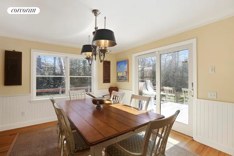 New York City Real Estate | View  | Dining room leads gorgeous outdoor spaces | View 4