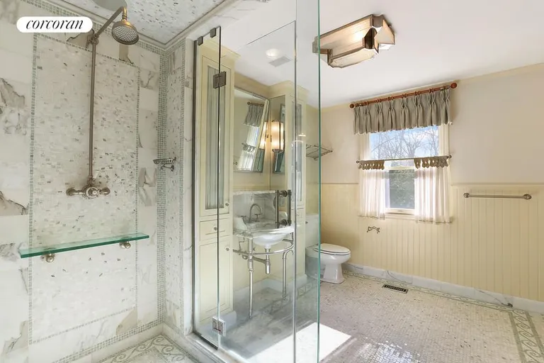 New York City Real Estate | View  | Very pretty master bath with custom tile work | View 7