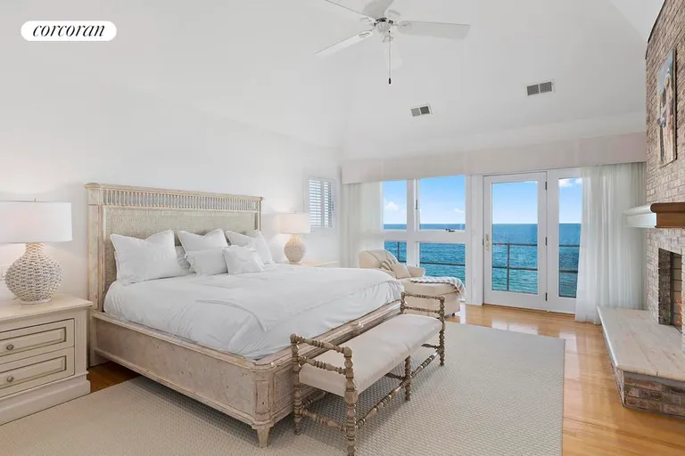 The Hamptons Real Estate | View 390 Old Montauk Highway | en suite master w/fireplace | View 14