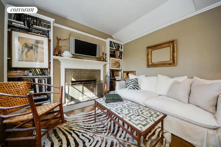 New York City Real Estate | View  | Den with fireplace | View 6