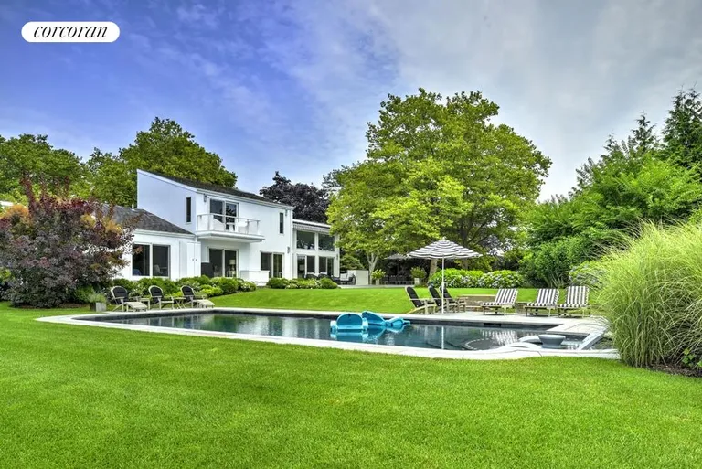 New York City Real Estate | View  | rear exterior and heated pool | View 2