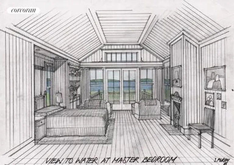 New York City Real Estate | View  | Master Bedroom Sketch | View 8