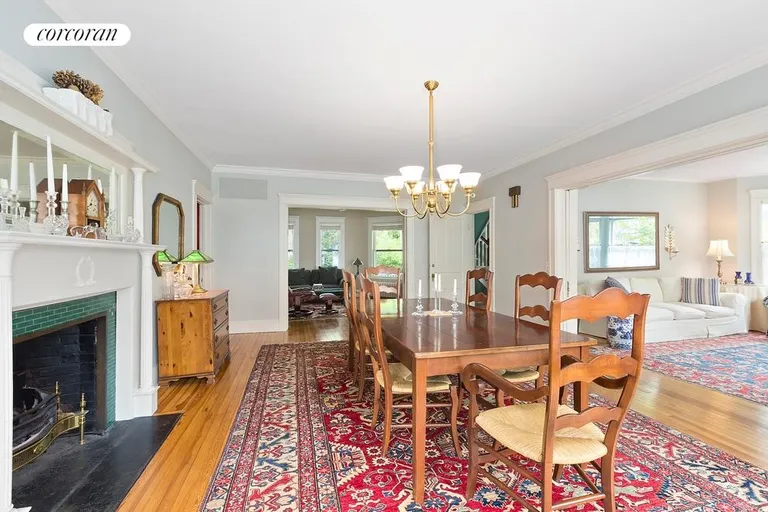 New York City Real Estate | View  | Dining room with fireplace | View 6