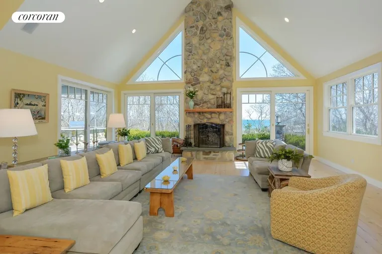 New York City Real Estate | View  | Spectacular Great Room With Ceiling Height Fireplace | View 2