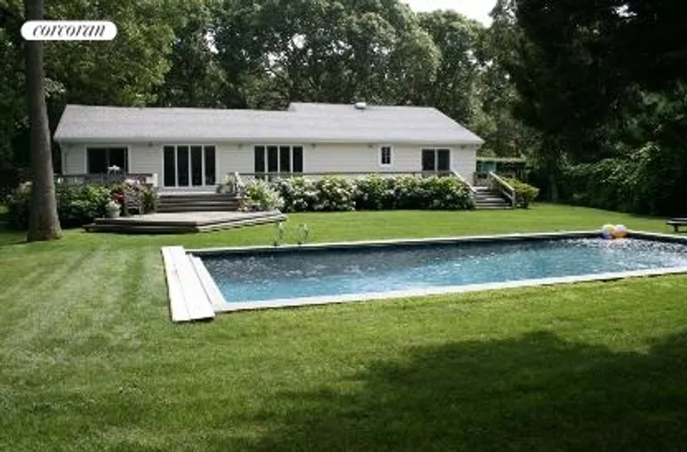 New York City Real Estate | View  | Large back yard with heated gunite pool | View 6
