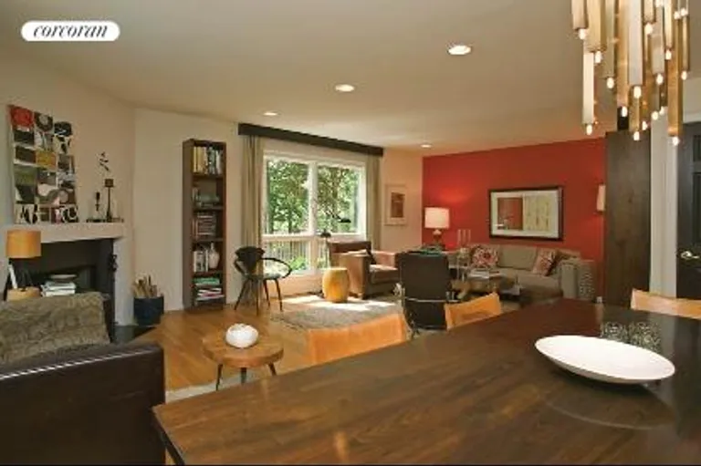 New York City Real Estate | View  | Living room has fireplace | View 4