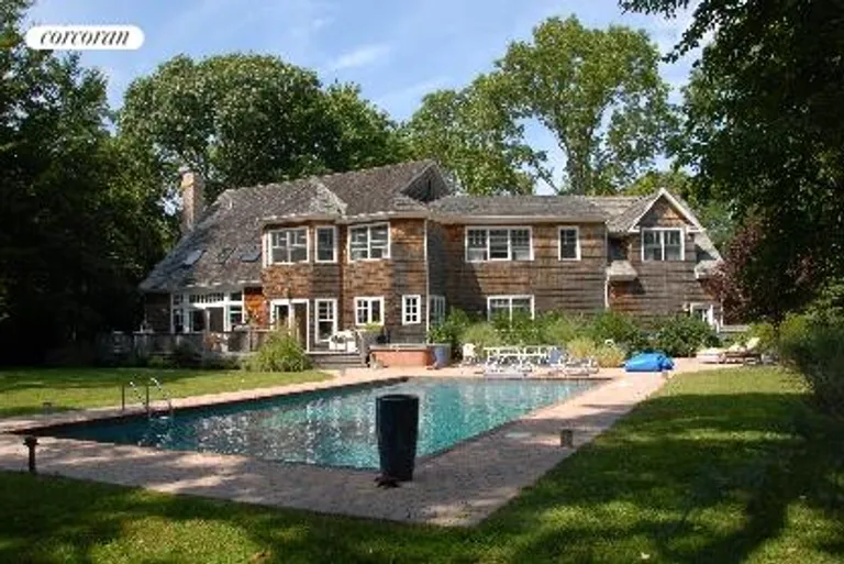 New York City Real Estate | View  | Rear of house with pool | View 13