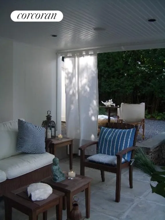 New York City Real Estate | View  | Outdoor seating area / covered porch | View 9