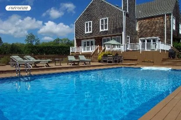 New York City Real Estate | View  | pool area with extensive decking | View 3