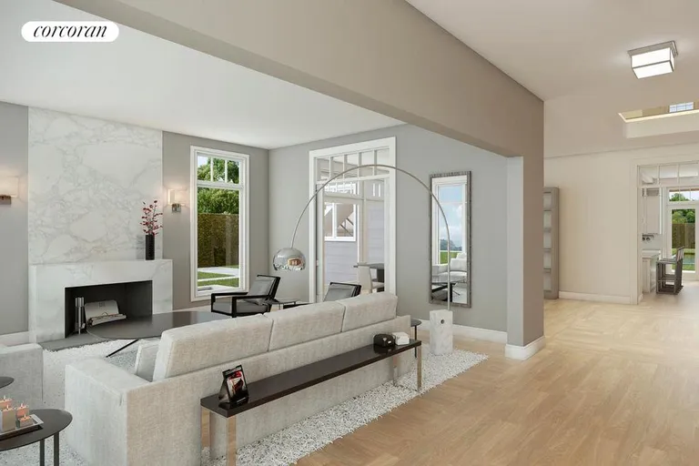 New York City Real Estate | View  | living room rendering | View 5