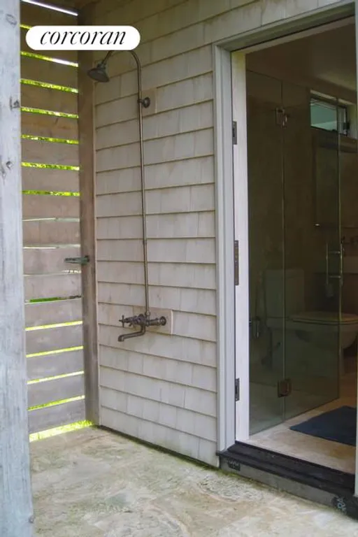 New York City Real Estate | View 14A Heron Lane | Outside shower | View 14
