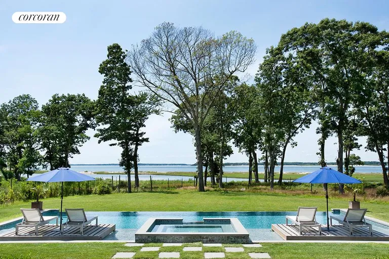 New York City Real Estate | View  | waterside heated gunite pool | View 3
