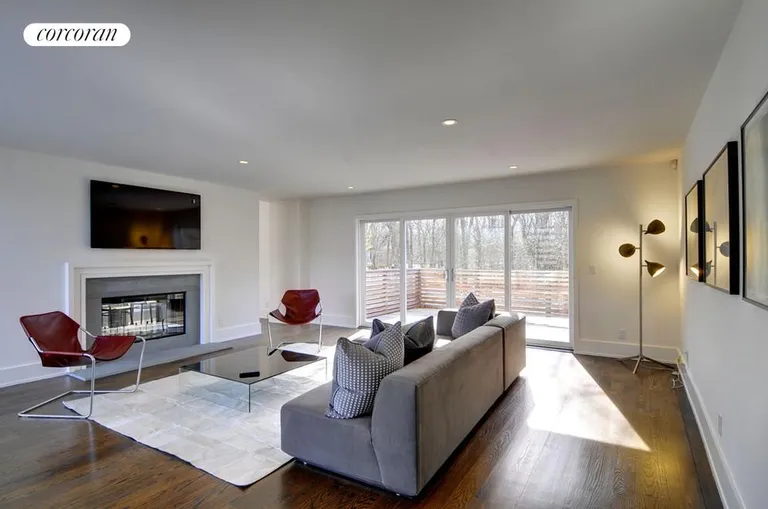 New York City Real Estate | View  | Living room with a cozy fire | View 10