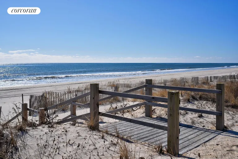 New York City Real Estate | View 277 Surfside Drive | stairs to beach | View 29