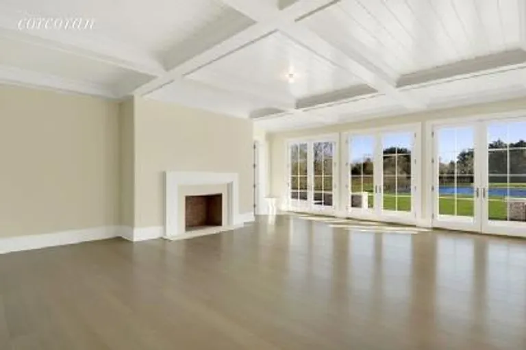 New York City Real Estate | View 79 Ericas Lane | Coffered ceiling Great Room | View 6