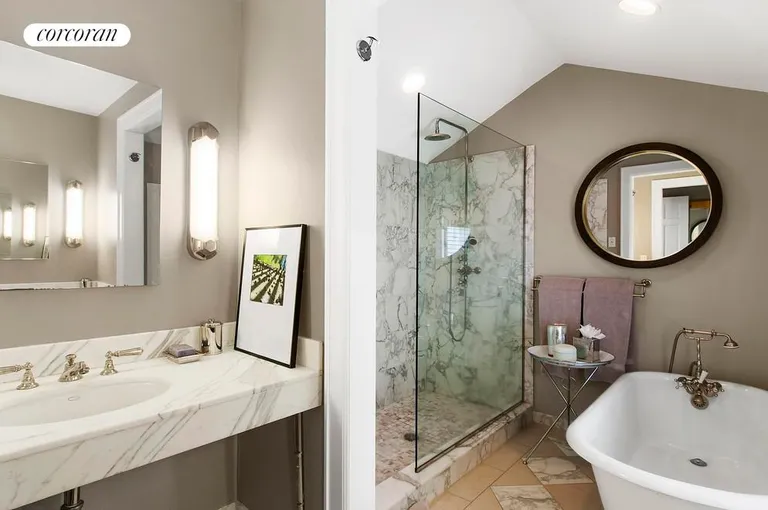 New York City Real Estate | View  | Master bath, second vanity not shown | View 15