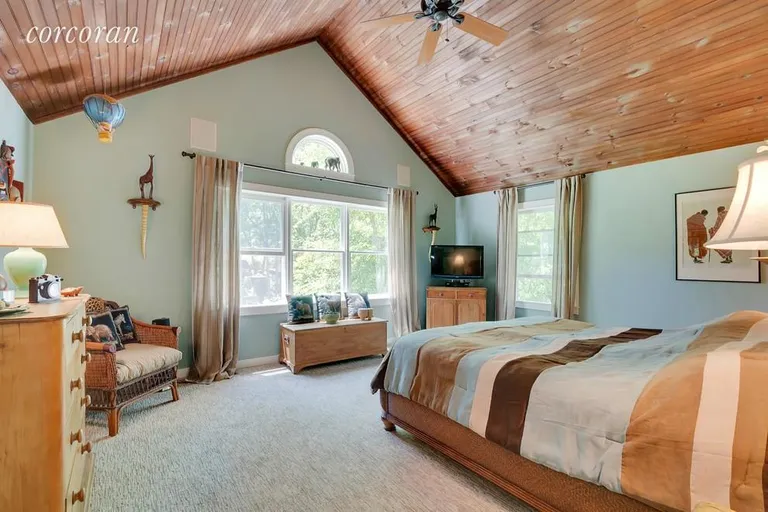 New York City Real Estate | View 160 West Neck Road | Ensuite Master Bedroom | View 7
