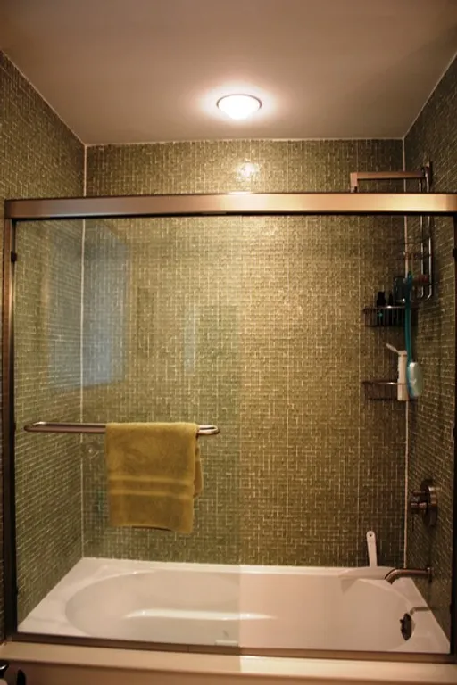 New York City Real Estate | View  | glass tiled shower | View 12
