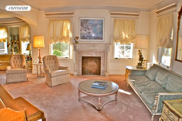 New York City Real Estate | View  | Llving room with fireplace | View 6
