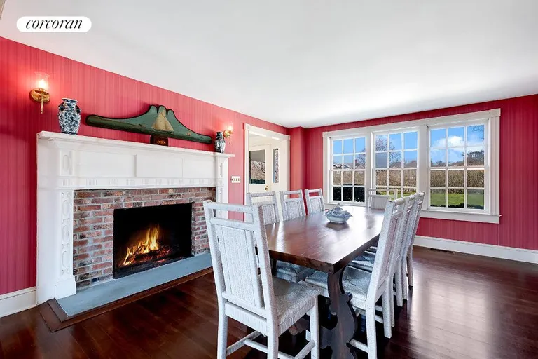 New York City Real Estate | View  | Dining Room with Fireplace | View 5
