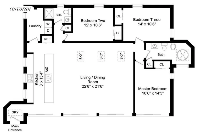 New York City Real Estate | View  | floor plan | View 18