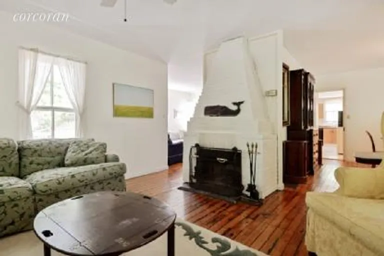 New York City Real Estate | View 24 Wesley Avenue | Livingroom Fireplace | View 9