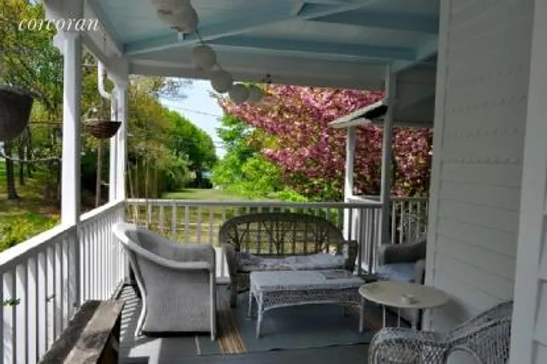 New York City Real Estate | View 24 Wesley Avenue | Covered front Porch | View 15