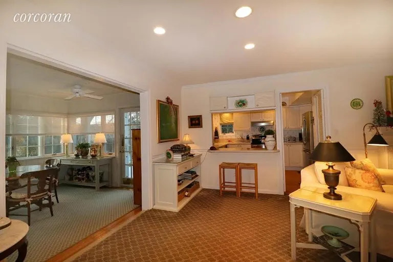 New York City Real Estate | View 25 Pleasant Lane | Open to Sun-room | View 6