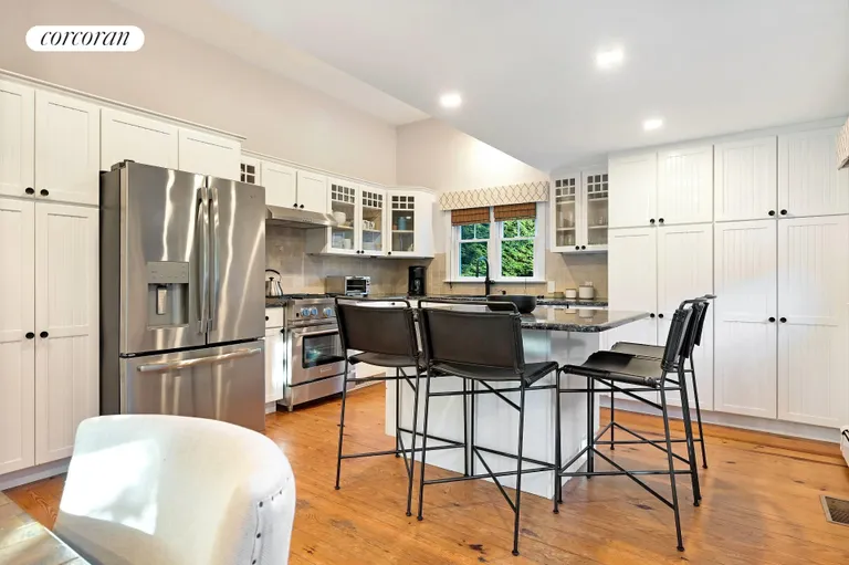 New York City Real Estate | View 70 Miller Lane East | Eat In Kitchen with Breakfast Bar | View 7
