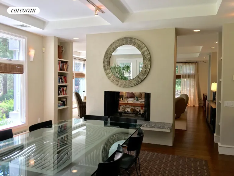 New York City Real Estate | View 9 Rolling Wood Lane | Two Sided Fireplace | View 9