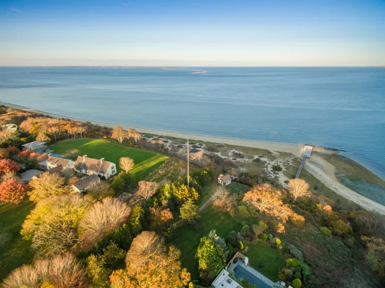 New York City Real Estate | View  | Aerial of community private park and beach | View 10