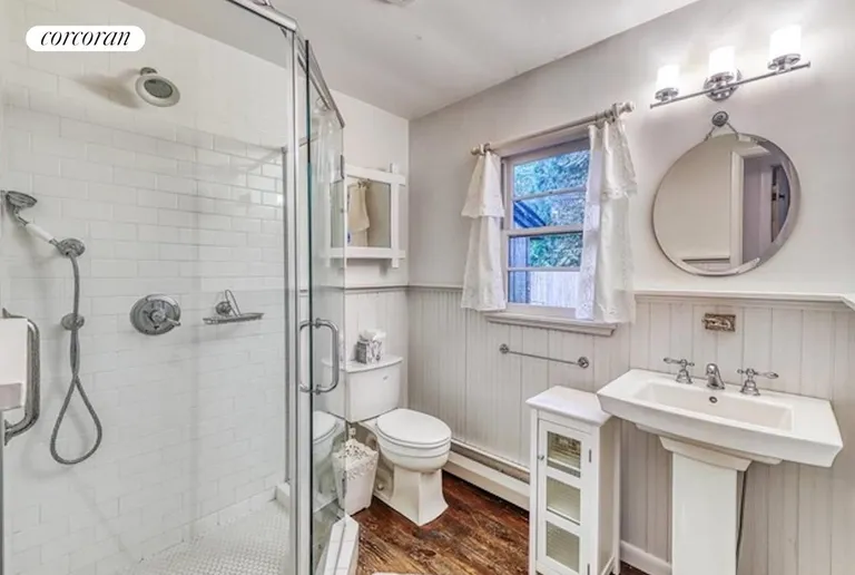 New York City Real Estate | View 60 Lumber Lane | Bathroom w/Walk-in shower | View 11