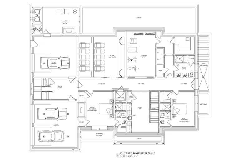 New York City Real Estate | View  | Lower Level Plan | View 4